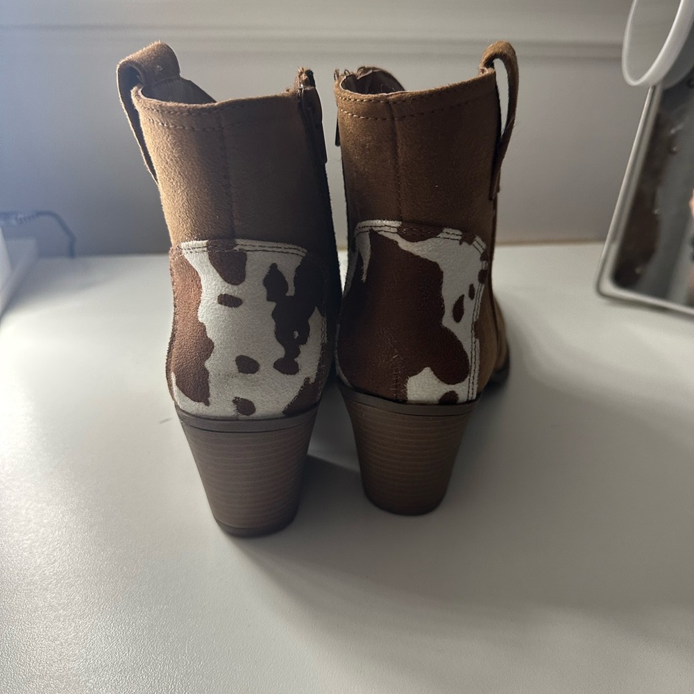 brown booties - Picture 2 of 2